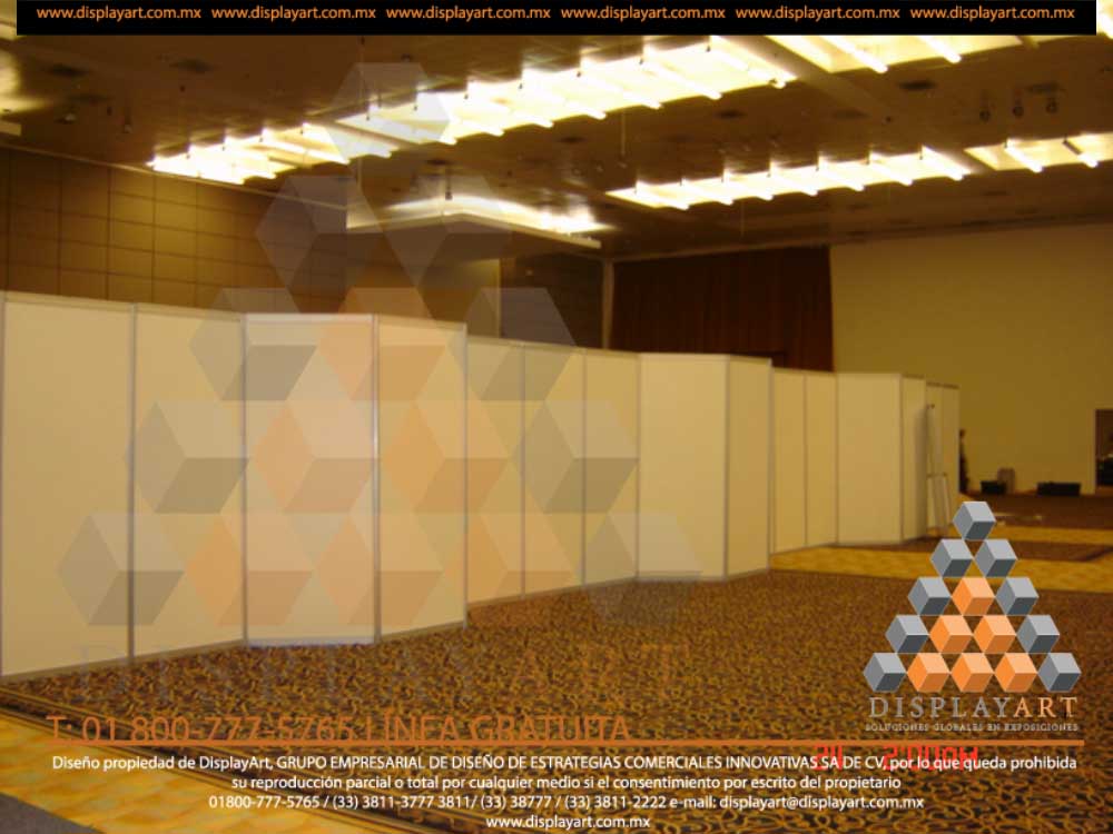 Descubra la versatilidad de las Mamparas DisplayArt y resuelva eficazmente las necesidades que se presenten en cualquier exposición.