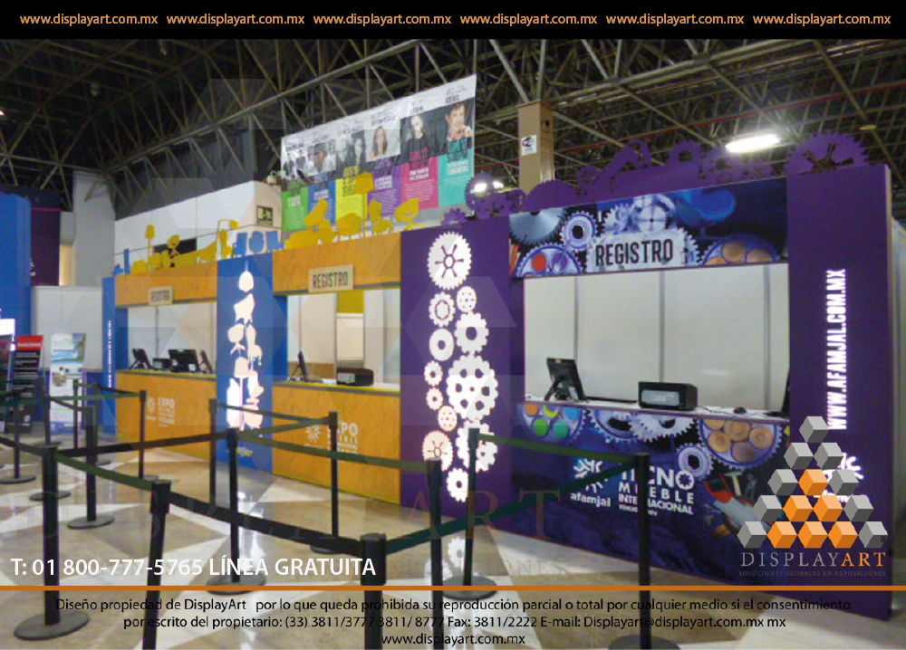 En DisplayArt diseñamos espacios únicos completamente funcionales para optimizar el control del ingreso del público invitado.