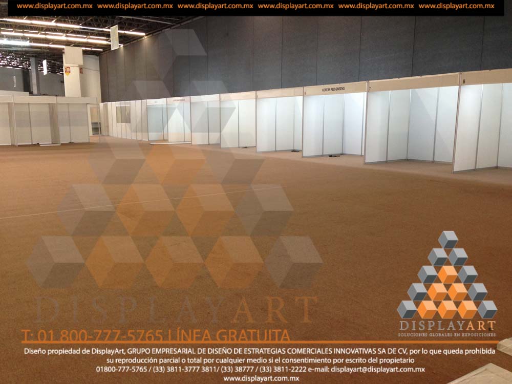 DisplayArt ofrece la implementación de Alfombras para exposiciones y espacios de gran magnitud, de acuerdo a las necesidades del cliente.