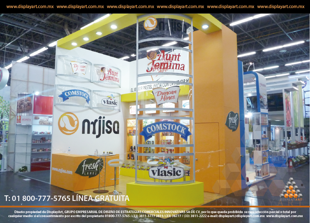 El Stand Híbrido DisplayArt es la combinación perfecta de materiales de alta calidad para lograr un proyecto vanguardista, bajo un concepto único.